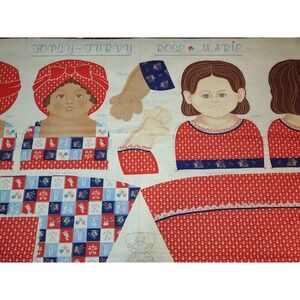 Vintage Topsy Turvy Rose Marie Doll Fabric Panel Springs Industries‎